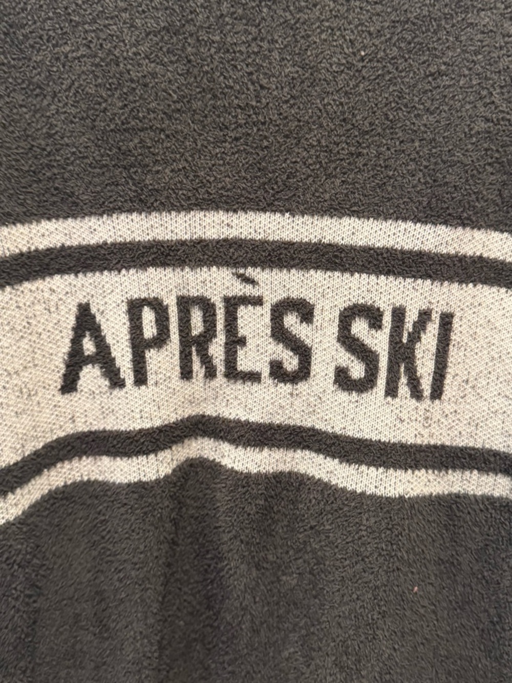 Barefoot Dreams Après Ski Pullover Sweater - Green & White Size XL - Picture 8 of 15